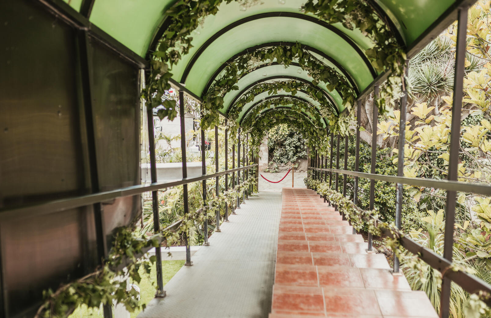 Subida hasta el comedor